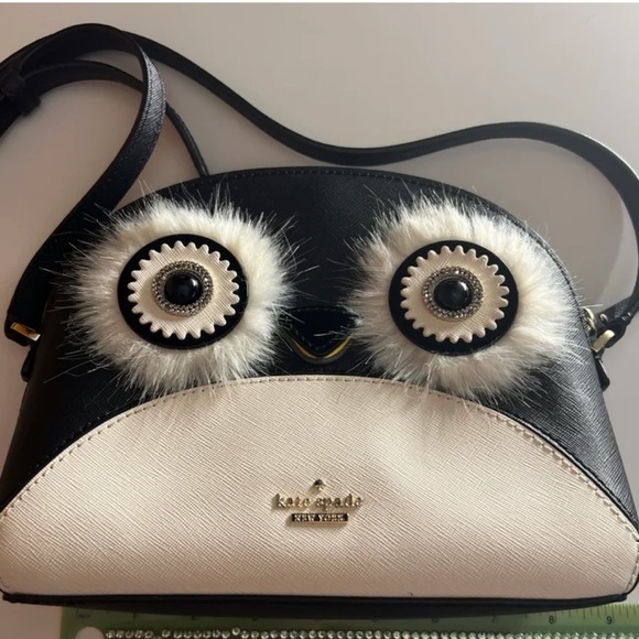 Kate Spade NWOT New York Penguin Hilli Black Crossbody or handbag - Picture 8 of 8